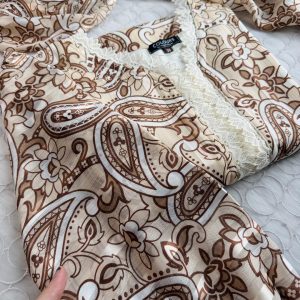 Alternative view of Brown cookies kurti