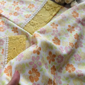 Alternative view of Yellow Neck kurti