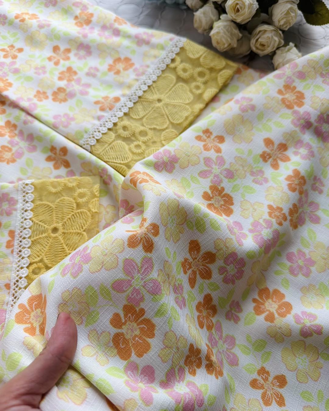 Yellow Neck kurti - Image 2