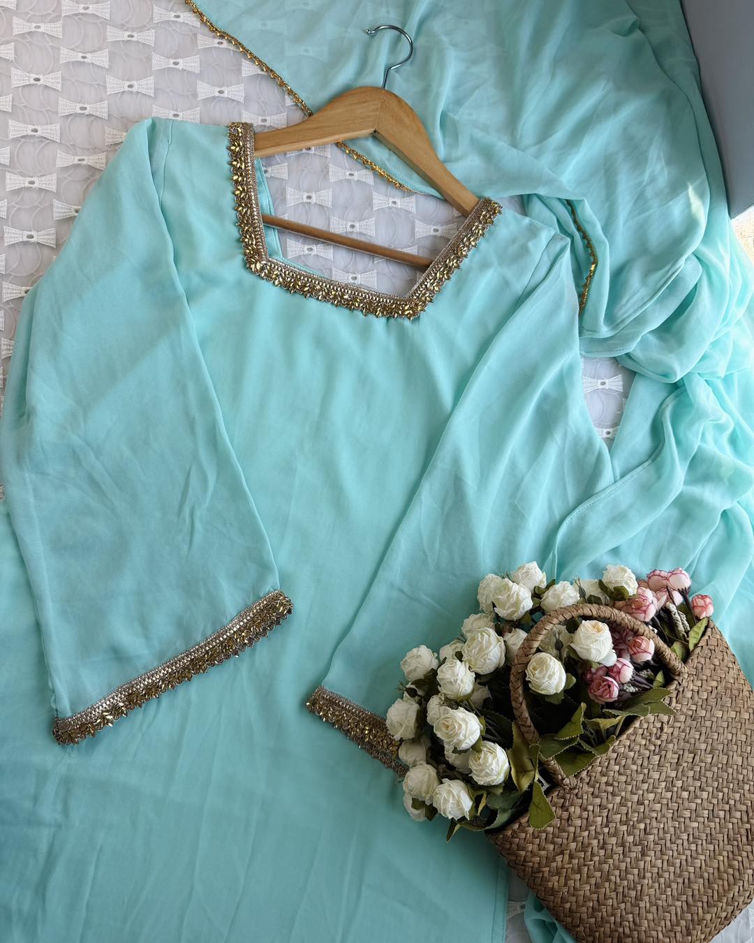 Sky lace kurti - Image 4