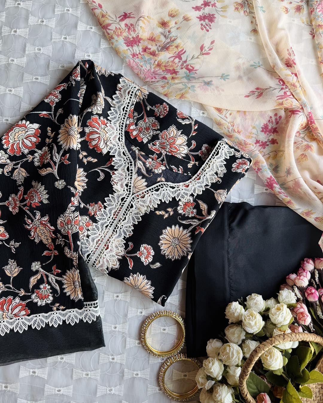 floral lace kurti - Image 6