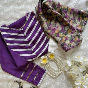 Purple Silk Kurti
