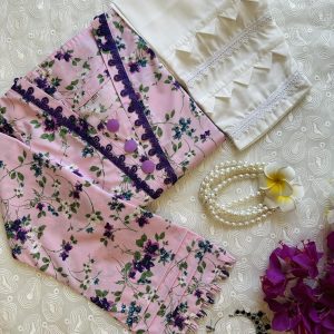 Lavender Floral Kurti