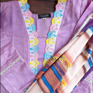 Lavender Silk Kurti