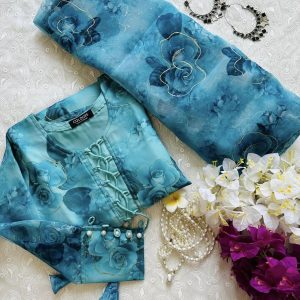 Asmani Foil Kurti