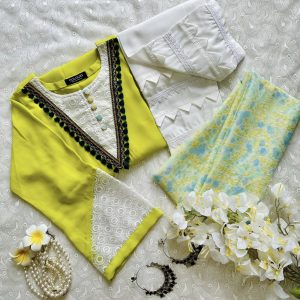 White Tia kurti