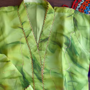 Green Foil kurti