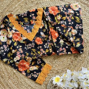 Black Floral co-ords