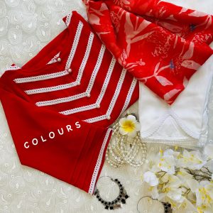 Red Jorjet kurti