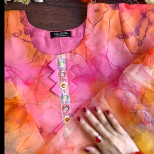 Bloomy foil kurti