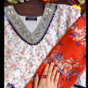 White Floral Kurti