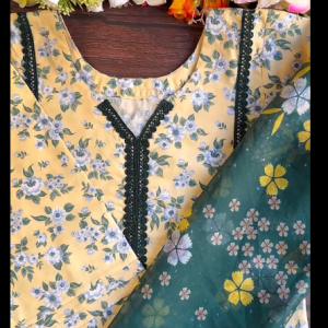 Holudia Cotton Kurti