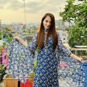 Navy Blue Kurti