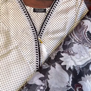 Black dot kurti