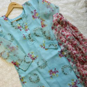 SKY Organza Kurti