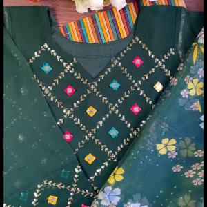 Green Doller Kurti