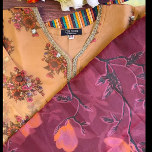 Brown Orgenza Kurti