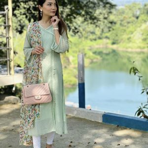 Mint dot Kurti