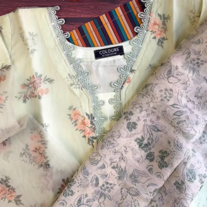 Mint foil kurti