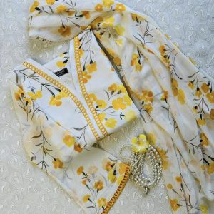 Yellow Garden Kurti