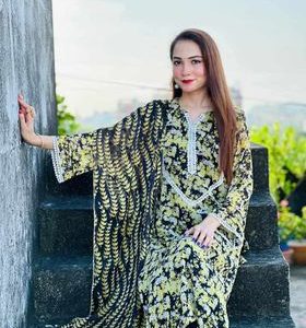 Blacky Yellow Kurti