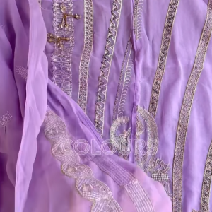 Lavender embroidery