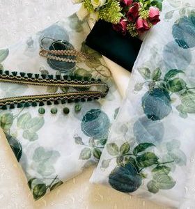 white Floral foil (same orna)
