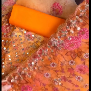 Orange Floral Orgenza