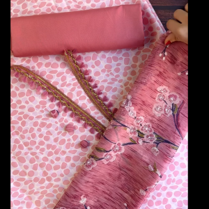 Pink Dot Pashmira Silk