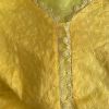 Yellow Floral Chickenkari Co-Ords