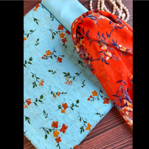 Sky Floral Chickenkari