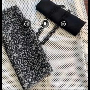 Black Polka Pashmira