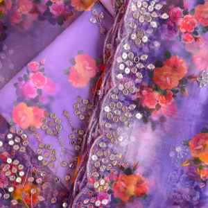 Lavender Floral  Orgenza
