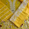 Yellow Floral Embro