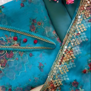 Dark Asmani organza