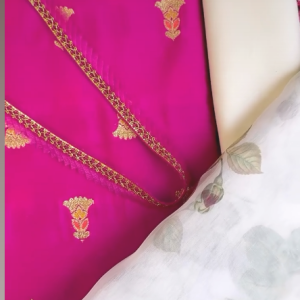 hot pink minakari katan