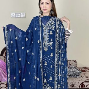 Navy blue Pakisthani