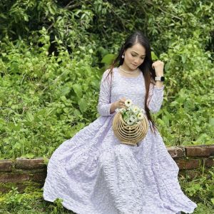 Lavender gown