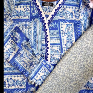 Bluish Pashmira Kurti