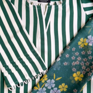 Green Stripy Kurti