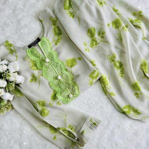 Lime Floral Kurti