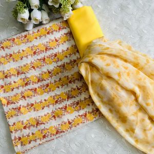 Yellow Creamy Lilen