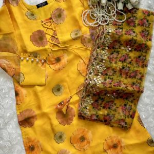 Bashonti  Organza Kurti