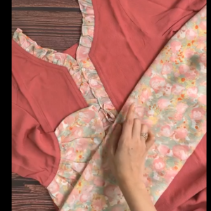 Salmon Pink Kurti