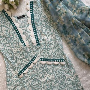 Cream Cotton Kurti