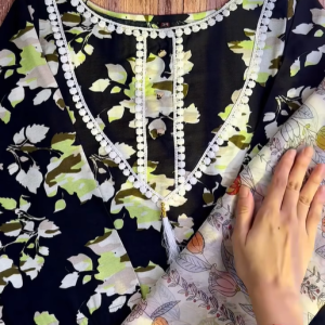 black leaf kurti