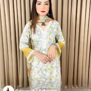Lavender Silk Kurti
