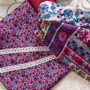 Lavender Floral Silk