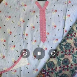 White Flower Kurti