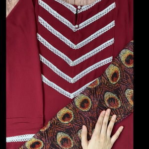 Dark Merun Kurti